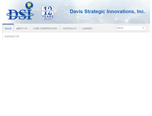 Tablet Screenshot of davisdsi.com